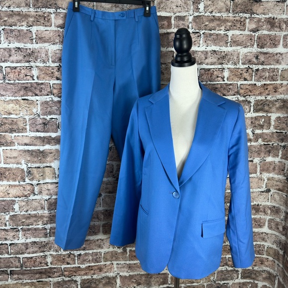 Pendleton Women’s Wool Suit Blazer 12 Pants 10 Two Piece Set Career Workwear - Picture 1 of 16